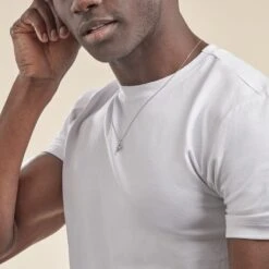 Pendentif Felicette Corne Abondance Or Blanc 13 Pendentif Felicette Corne Abondance Or Blanc -Fanny Boutique B3PMBW0567 model3