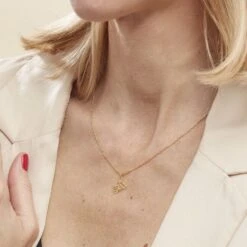 Pendentif Julius Scooter Or Jaune -Fanny Boutique B3PMJW000Q model0