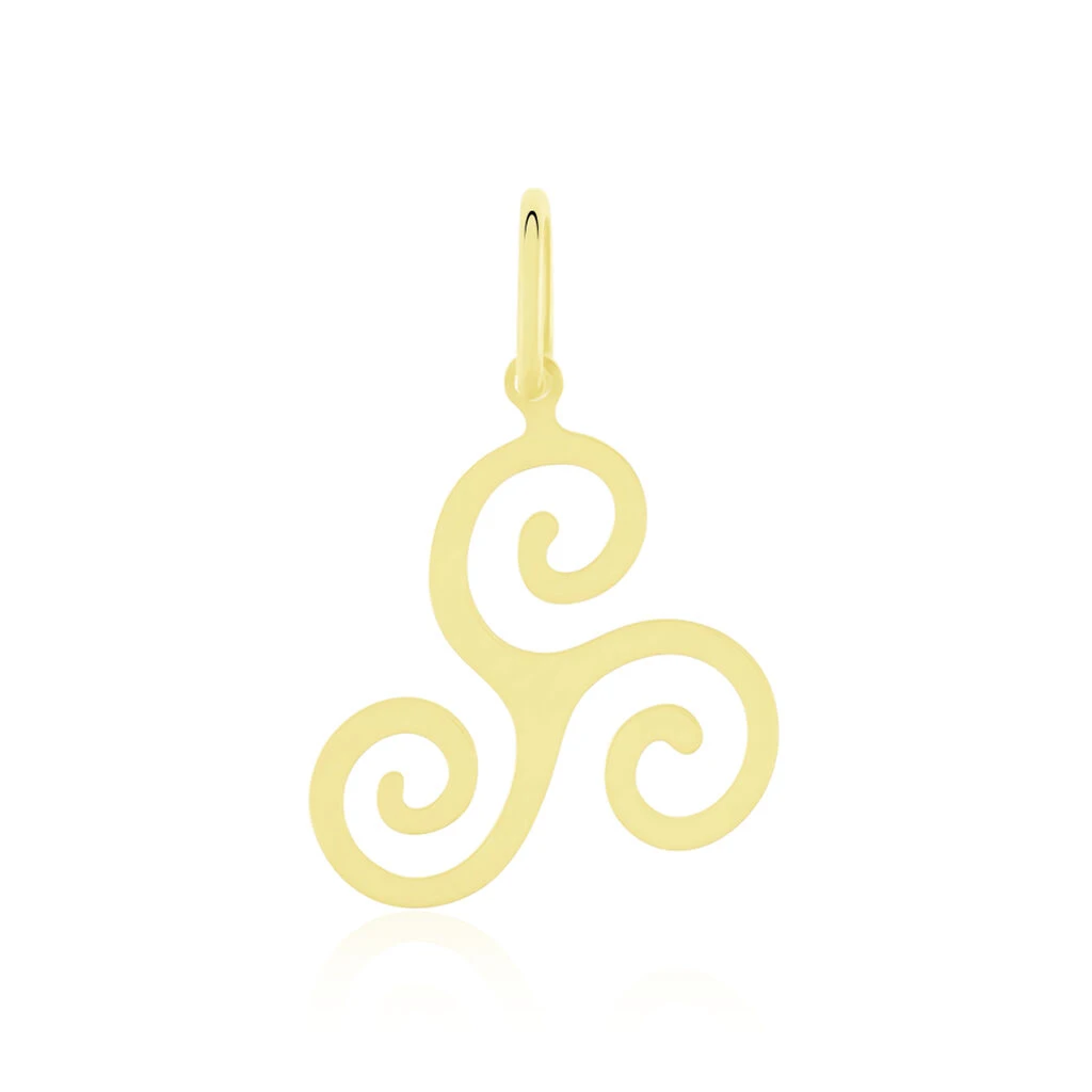 Pendentif Cobeia Triskel Or Jaune 3 Pendentif Cobeia Triskel Or Jaune