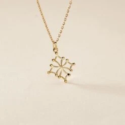 Pendentif Dajo Croix Occitane Or Jaune -Fanny Boutique B3PMJW0178 view2