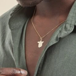 Pendentif Gaietana Espagne Or Jaune -Fanny Boutique B3PMJW0295 model3