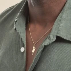 Pendentif Estrellita Ange Or Jaune -Fanny Boutique B3PMJW0786 model3