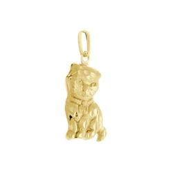 Pendentif Egee Chat Or Jaune -Fanny Boutique B3PMJW09260 view1