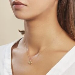 Pendentif Haiza Elephant Or Jaune -Fanny Boutique B3PMJW0930 model0