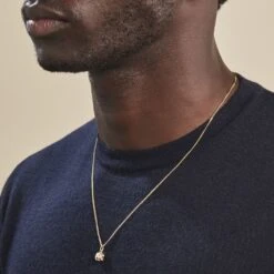 Pendentif Haiza Elephant Or Jaune -Fanny Boutique B3PMJW0930 model1