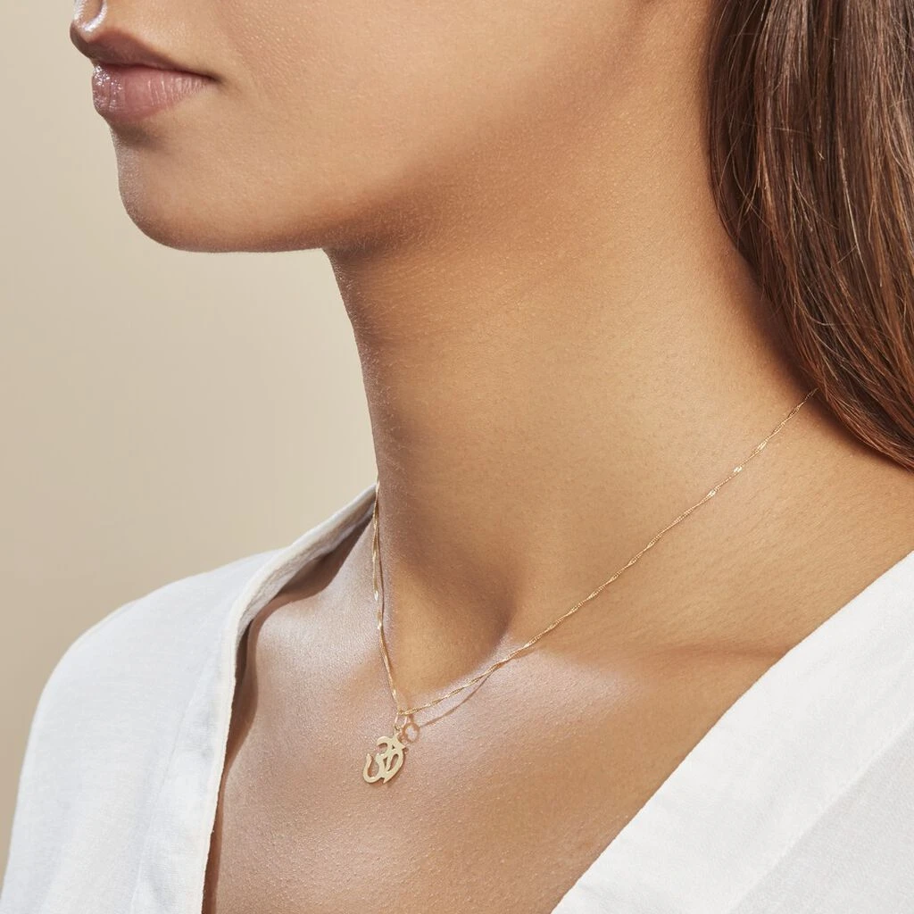 Pendentif Atenea Ohm Or Jaune 6 Pendentif Atenea Ohm Or Jaune – Image 4
