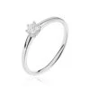 Bague Solitaire Ihsane Or Blanc Diamant