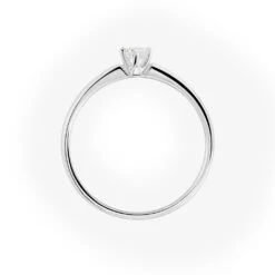 Bague Solitaire Ihsane Or Blanc Diamant -Fanny Boutique B7DFBDW0HQ view2