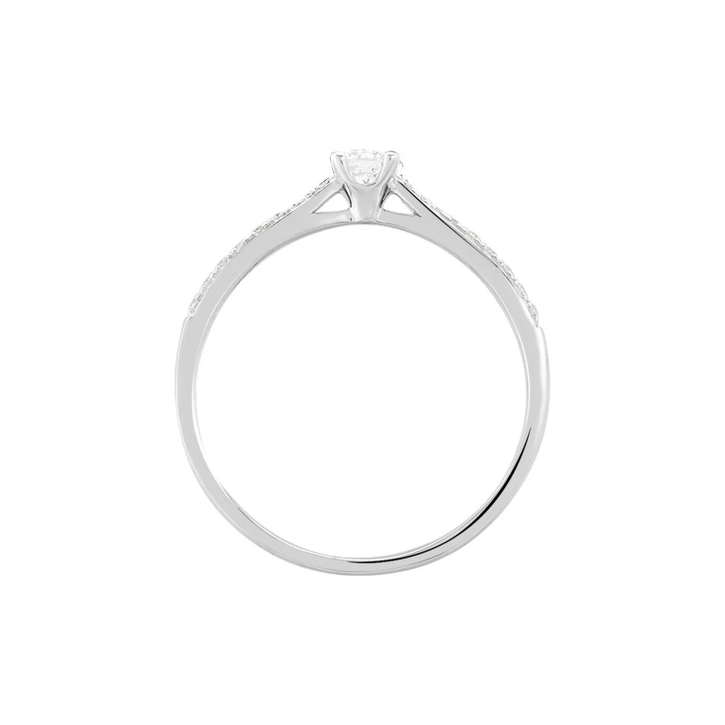 Bague Solitaire Laetitia Or Blanc Diamant 5 Bague Solitaire Laetitia Or Blanc Diamant – Image 3