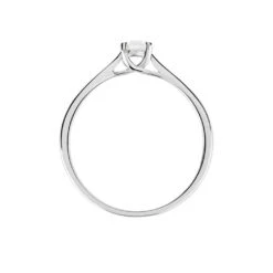 Bague Solitaire Or Blanc Victoria Diamant -Fanny Boutique B7DFBDW3ZM view2