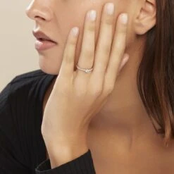 Bague Eliisa Or Blanc Diamant -Fanny Boutique B7DFBDW4BN model0