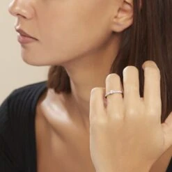 Bague Eliisa Or Blanc Diamant -Fanny Boutique B7DFBDW4BN model1
