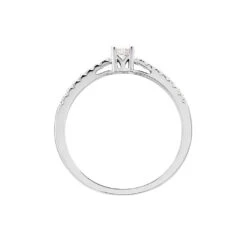 Bague Eliisa Or Blanc Diamant -Fanny Boutique B7DFBDW4BN view2