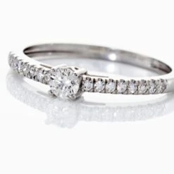 Bague Eliisa Or Blanc Diamant -Fanny Boutique B7DFBDW4BN view3