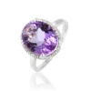 Bague Anna Or Blanc Amethyste Et Diamant -Fanny Boutique B7DFBYI400 master