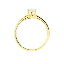 Bague Solitaire Ruken Or Jaune Diamant -Fanny Boutique B7DFJDW12X view2