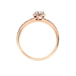 Bague Solitaire Tatiana Or Rose Diamant -Fanny Boutique B7DFRDW1BT view2