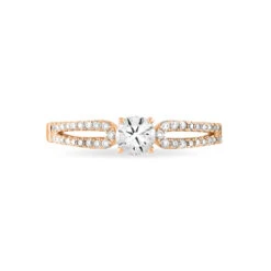 Bague Solitaire Katalina Or Rose Diamant 7 Bague Solitaire Katalina Or Rose Diamant -Fanny Boutique B7DFRDW1D9 view1
