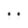 Boucles D'oreilles Puces Vladimir Or Blanc Saphir Diamant -Fanny Boutique B7OFBSB258 master