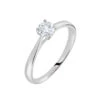 Bague Solitaire Victoria Platine Blanc Diamant