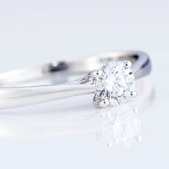 Bague Solitaire Victoria Platine Blanc Diamant -Fanny Boutique BPDFBDW3VX view3