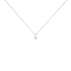 Collier Natalia Platine Blanc Diamant