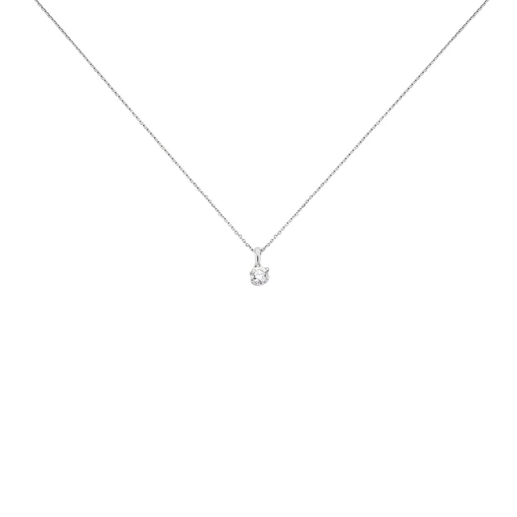 Collier Natalia Platine Blanc Diamant 3 Collier Natalia Platine Blanc Diamant