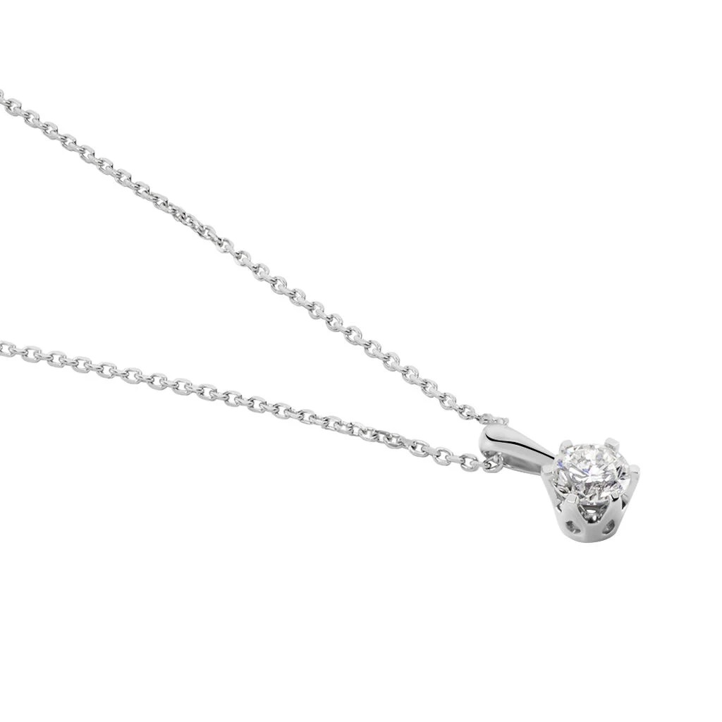 Collier Natalia Platine Blanc Diamant 4 Collier Natalia Platine Blanc Diamant – Image 2