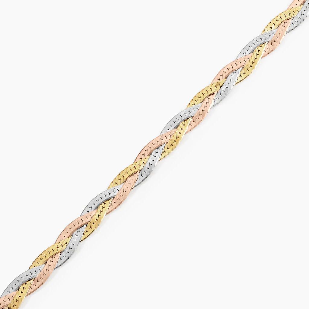 Bracelet Elae Argent Tricolore 4 Bracelet Elae Argent Tricolore – Image 2