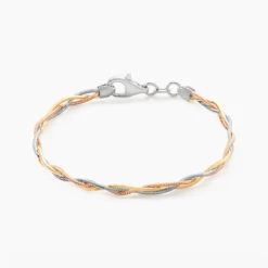Bracelet Eira Argent Tricolore