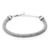 Bracelet Nahila Maille Popcorn Argent Blanc -Fanny Boutique FABFBW004Z master