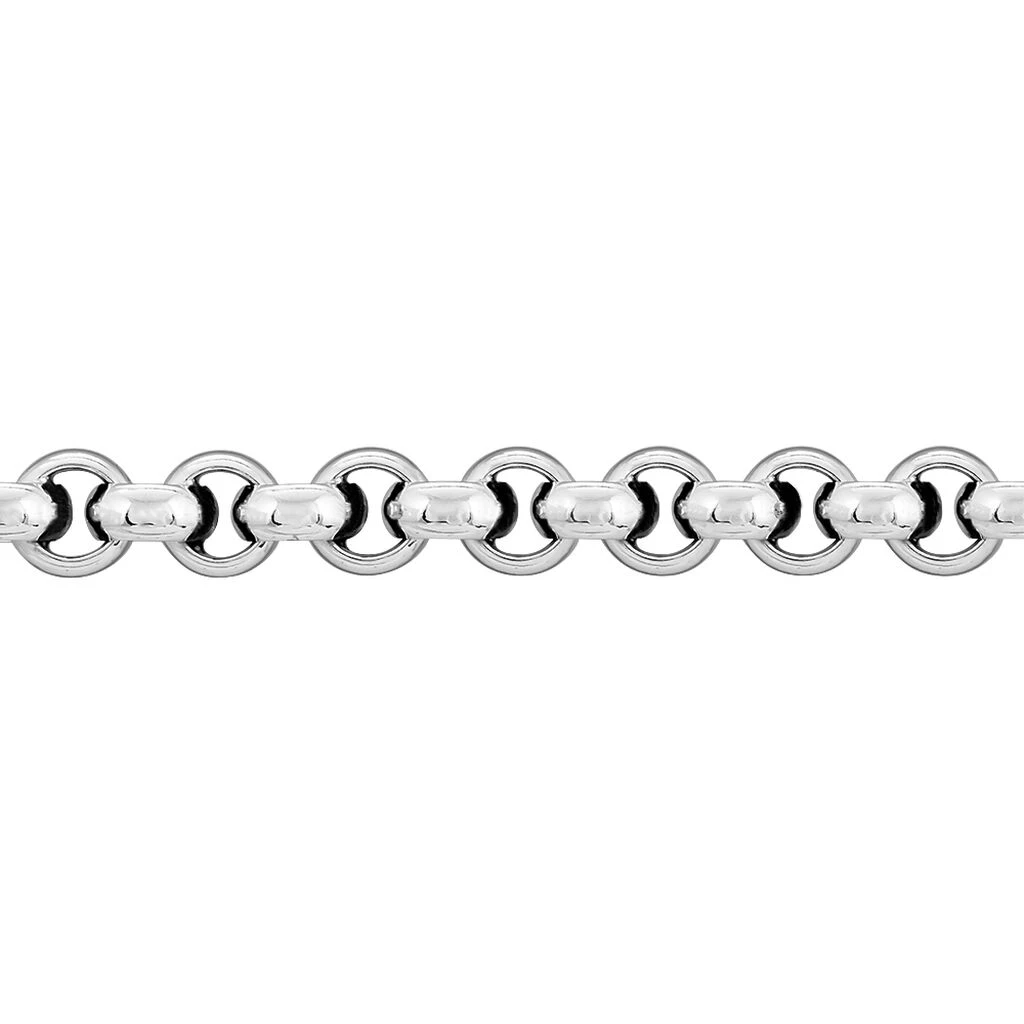 Bracelet Carola Maille Jaseron Argent Blanc 4 Bracelet Carola Maille Jaseron Argent Blanc – Image 2