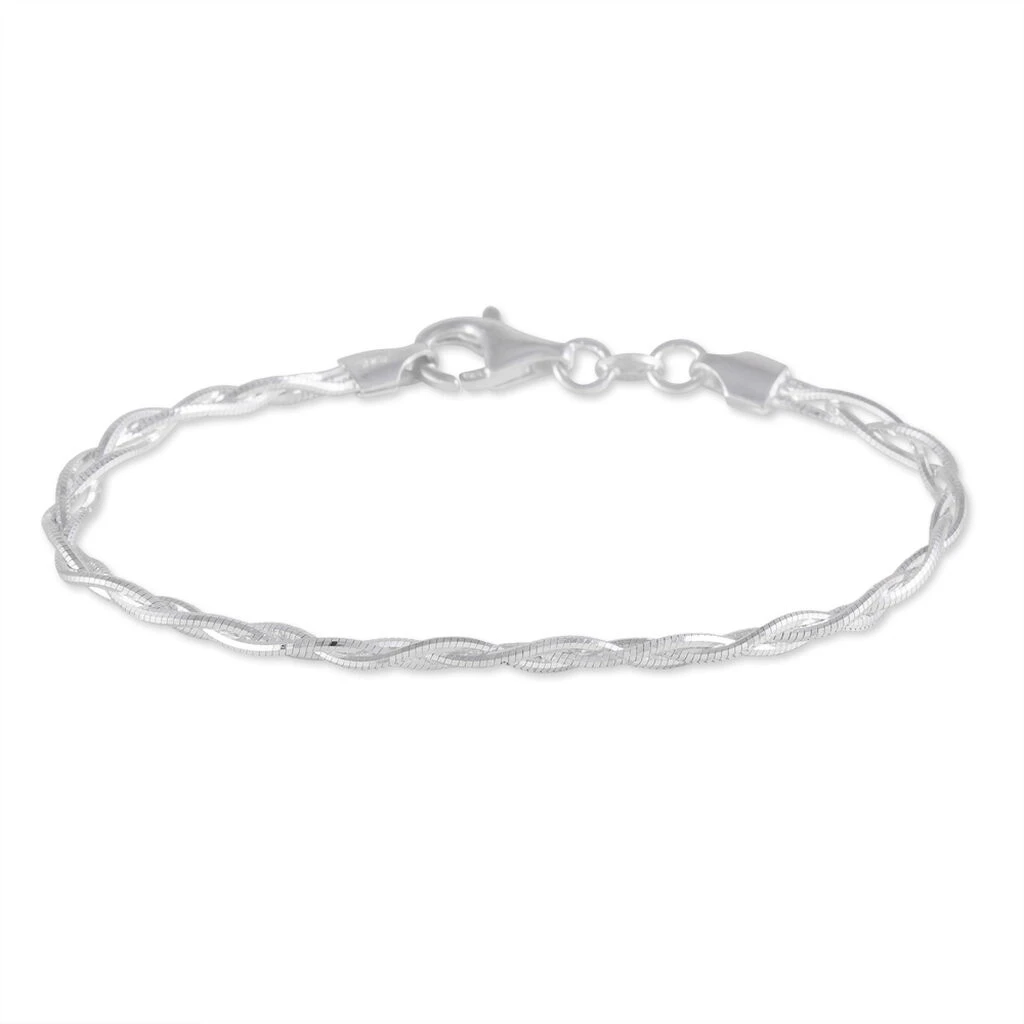 Bracelet Eira Argent Blanc 3 Bracelet Eira Argent Blanc