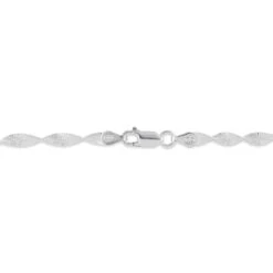Bracelet Ciana Torsade Diamante Argent Blanc -Fanny Boutique FABFBW00H1 view2
