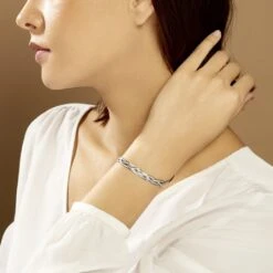 Bracelet Elae Argent Bicolore 8 Bracelet Elae Argent Bicolore -Fanny Boutique FABFBW00HA model0