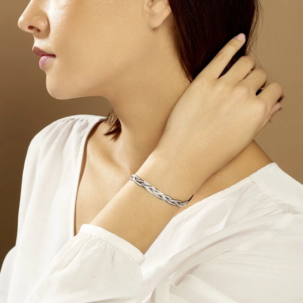 Bracelet Elae Argent Bicolore 5 Bracelet Elae Argent Bicolore – Image 3