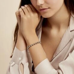 Bracelet Carola Argent Blanc 10 Bracelet Carola Argent Blanc -Fanny Boutique FABFBW00JH model0
