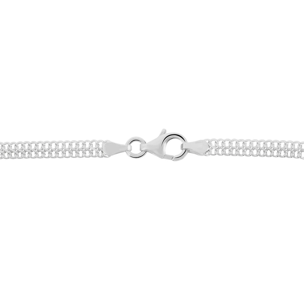 Bracelet Anne-sylvieae Argent Blanc 5 Bracelet Anne-sylvieae Argent Blanc – Image 3