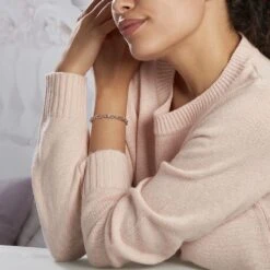 Bracelet Camiorica Argent Blanc -Fanny Boutique FABFBW011T model0