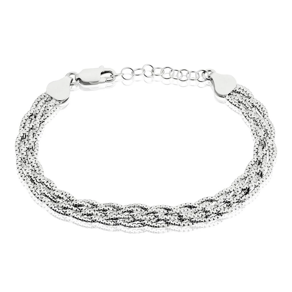 Argent Blanc Elae Maille Tresse 3 Argent Blanc Elae Maille Tresse