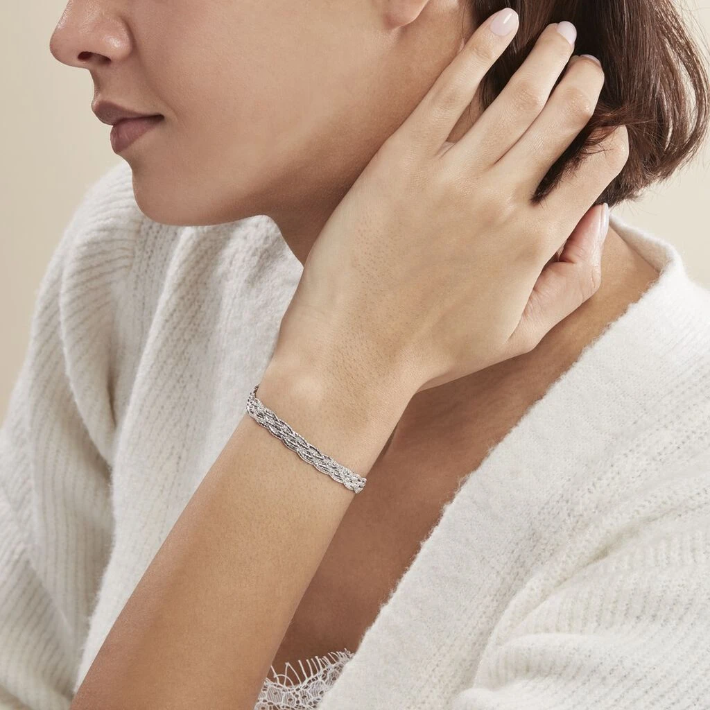 Argent Blanc Elae Maille Tresse 5 Argent Blanc Elae Maille Tresse – Image 3