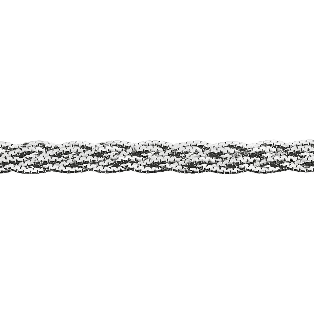 Argent Blanc Elae Maille Tresse 4 Argent Blanc Elae Maille Tresse – Image 2