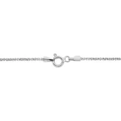 Bracelet Cherame Maille Criss Cross Argent Blanc -Fanny Boutique FABFBW0875 view2