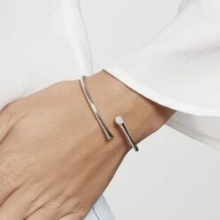 Bracelet Jonc Vivo Argent Oxyde De Zirconium -Fanny Boutique FABFBZW0X7 model1