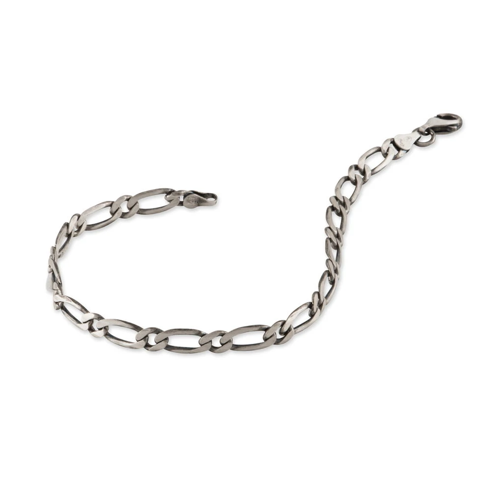 Bracelet Anilo Noircie Argent Blanc 4 Bracelet Anilo Noircie Argent Blanc – Image 2