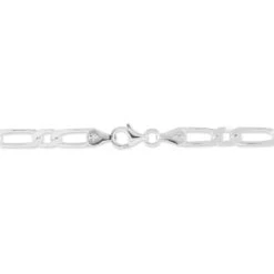 Bracelet Anilo Maille Alternee 1/1 Argent Blanc 10 Bracelet Anilo Maille Alternee 1/1 Argent Blanc -Fanny Boutique FABHBW0235 view2