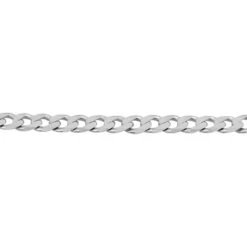 Bracelet Casper Maille Gourmette Argent Blanc -Fanny Boutique FABHBW0275 view1
