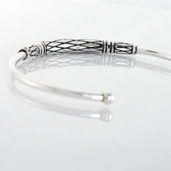 Bracelet Jonc Mike Argent Blanc -Fanny Boutique FABHBW0279 view2