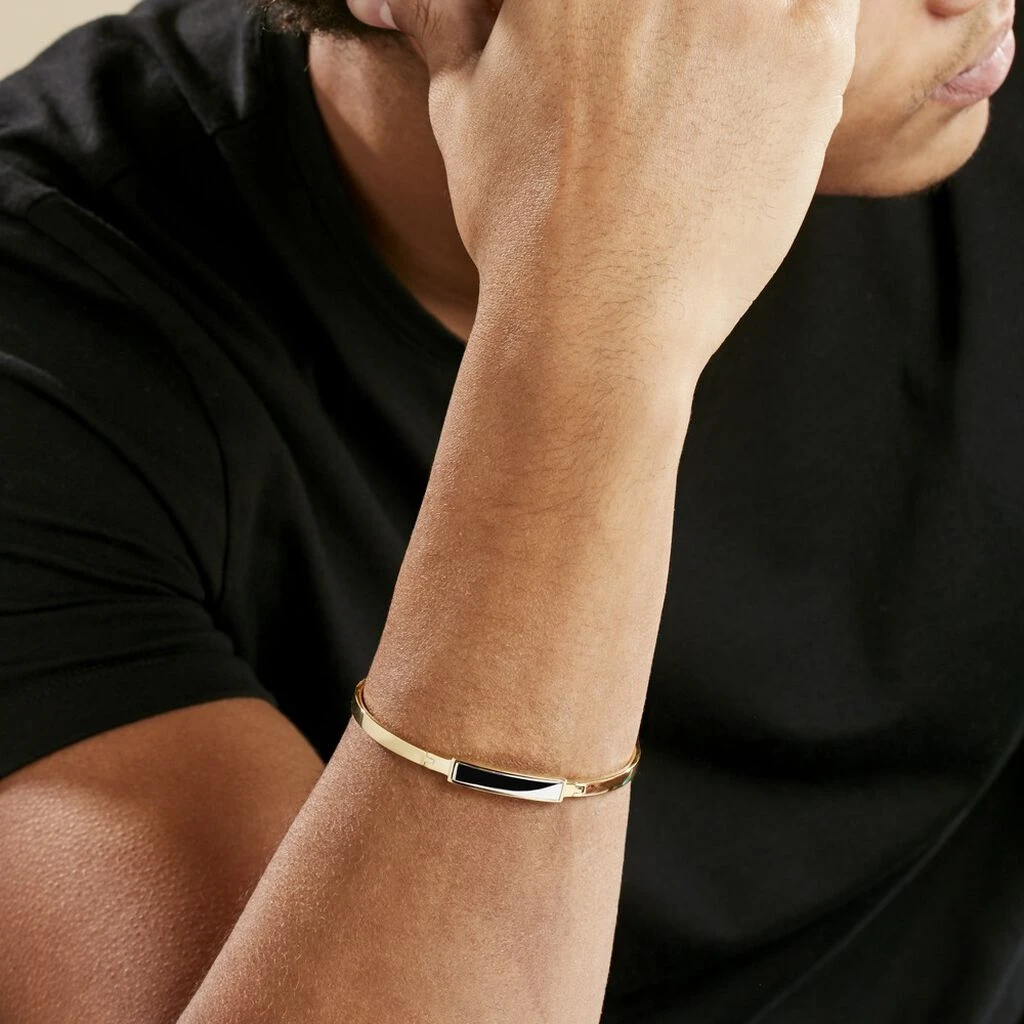 Bracelet Jonc Plaqué Or Jaune Tamiko 5 Bracelet Jonc Plaqué Or Jaune Tamiko – Image 3