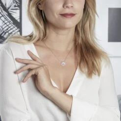 Collier Ambrose Argent Bicolore Oxyde De Zirconium -Fanny Boutique FACF2ZW021 model1